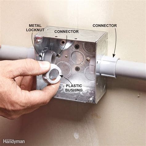 can pvc conduit be used with metal boxes|connecting conduit to outdoor box.